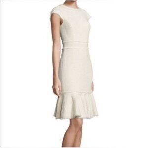 Rebecca Taylor Cream Midi Dress